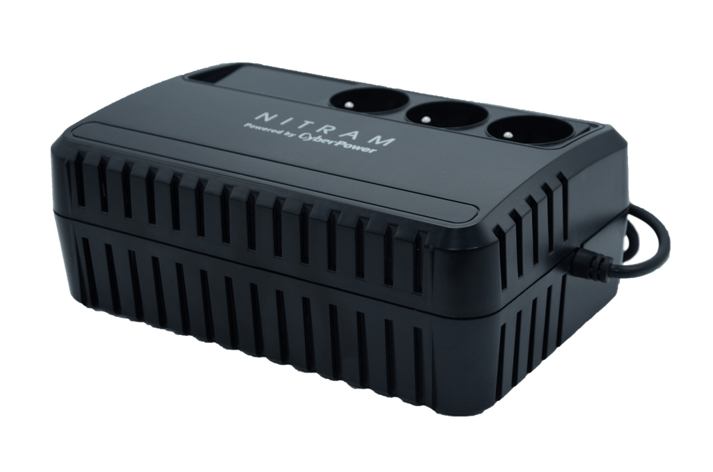  Onduleur NITRAM 600 VA / 360 W In Line (3 prises FR Ondulées) 