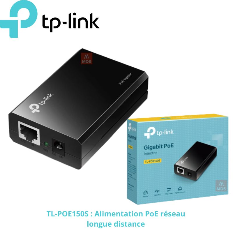 Injecteur  TP-LINK TL-POE150S PoE (Power over Ethernet) 