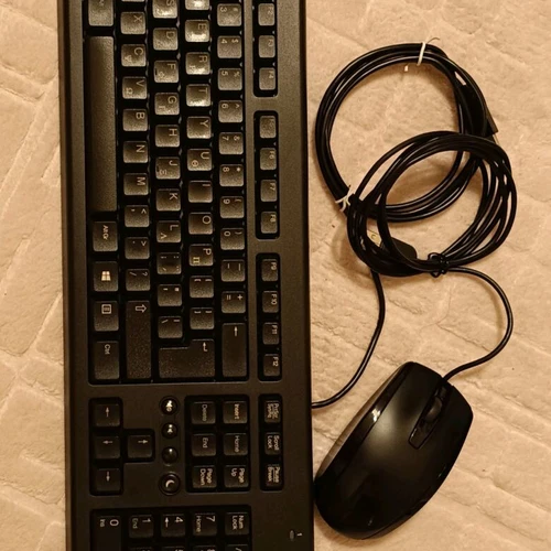 Kit Clavier Souris HP Azerty Avec Fil USB-A PR1101U