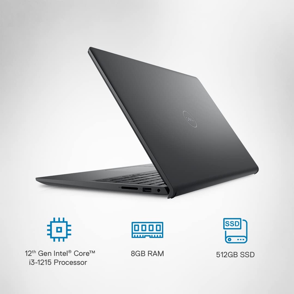 LAPTOP DELL VOSTRO 3520 – Intel Core i3-1215U / 8 Go RAM / SSD 256 Go NVMe / 15,6" FHD / RJ-45