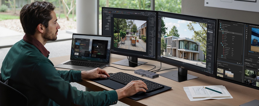 🔌 UGREEN REVODOK PRO USB-C HUB 12-EN-1 – TRIPLE ÉCRAN 4K / HDMI + DISPLAYPORT / 100W PD