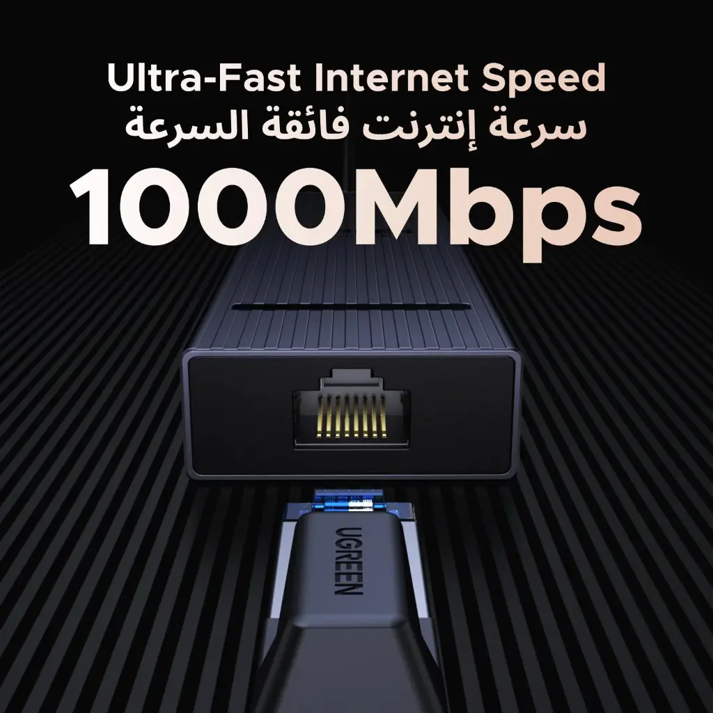 🔌 UGREEN REVODOK PRO 1061 USB-C HUB 6-EN-1 – 10Gbps / 4K@60Hz / ETHERNET 1000Mbps / PD 100W