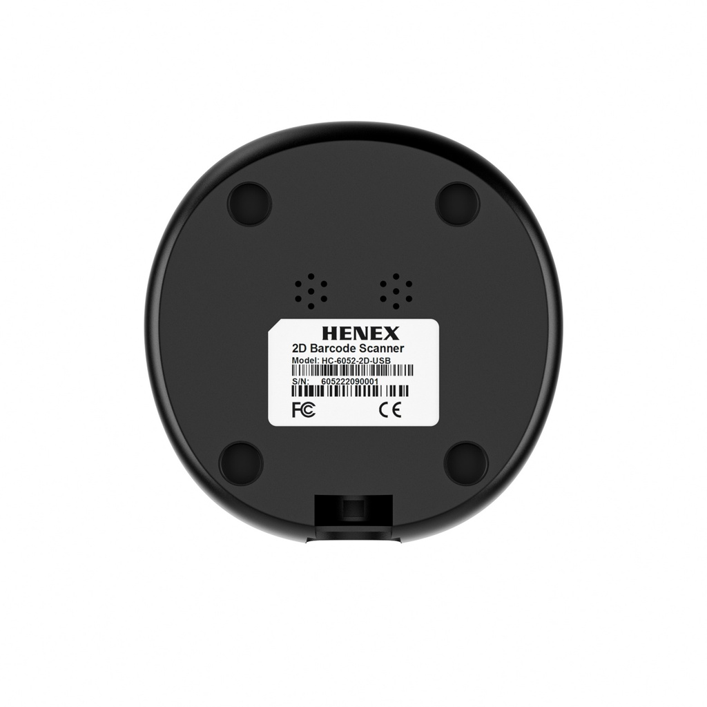🛒 LECTEUR CODE-BARRES HENEX HC-6052 – 1D / 2D / QR CODE / OMNIDIRECTIONNEL