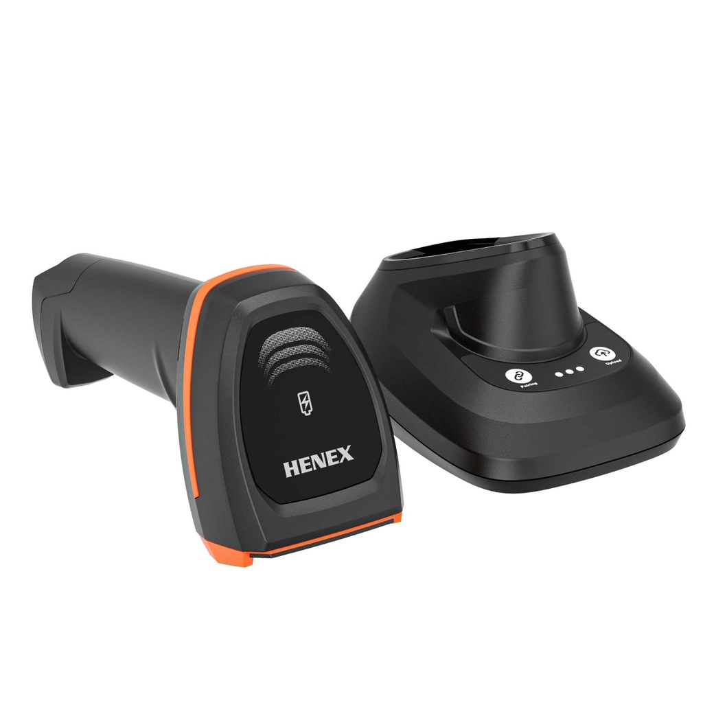 🛒 DOUCHETTE CODE-BARRES HENEX HC-4208SRC – 2D / QR CODE / SANS FIL / 2.4G + BLUETOOTH