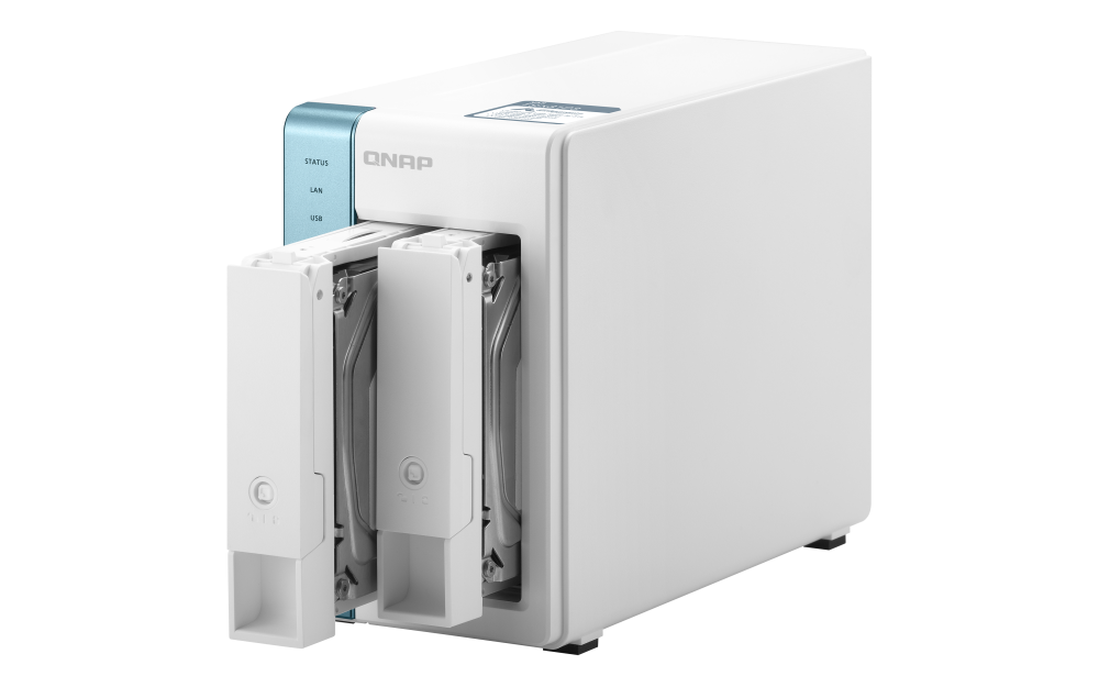 🗄️ SERVEUR NAS QNAP TS-231P3 – SERVEUR NAS 2 BAIES – AL-314 QUAD-CORE – 2.5GbE RAM-2G/4G
