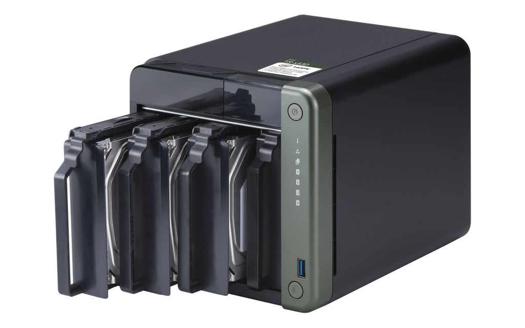 🗄️ SERVEUR NAS QNAP TS-453D – Serveur NAS 4 baies 2.5GbE RAM-4G/8G