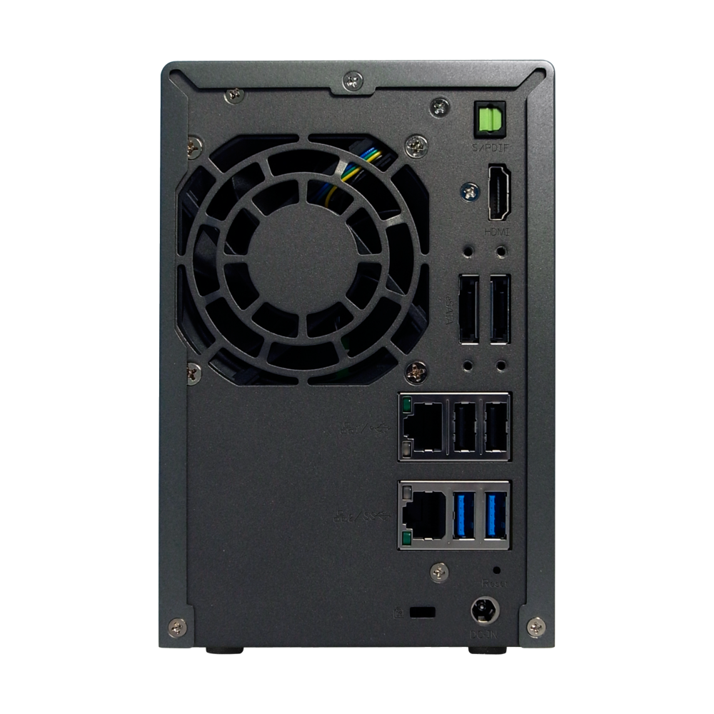 🗄️ SERVEUR NAS ASUSTOR AS6202T – NAS 2 BAIES – INTEL CELERON QUAD-CORE – 4GB DDR3L – 2× GIGABIT ETHERNET
