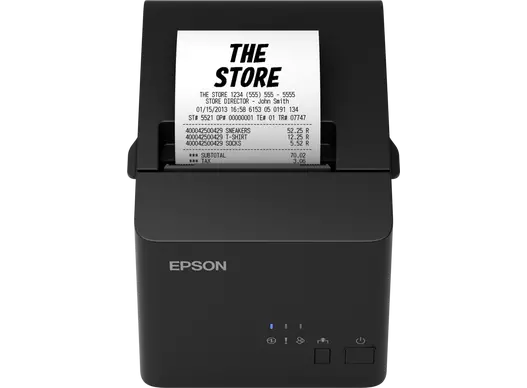 🖨️ طابعة فواتير حرارية EPSON TM-T20X – 80 مم / سرعة 200 مم/ث / USB + SERIAL / ETHERNET