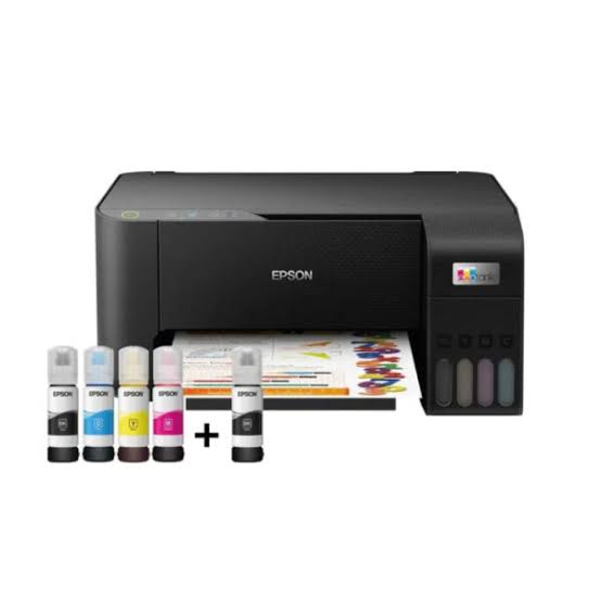 طابعة EPSON ECOTANK L3210 – متعددة الوظائف 3 في 1 / A4 / USB / خزان حبر / دقة 5760 × 1440 نقطة في البوصة