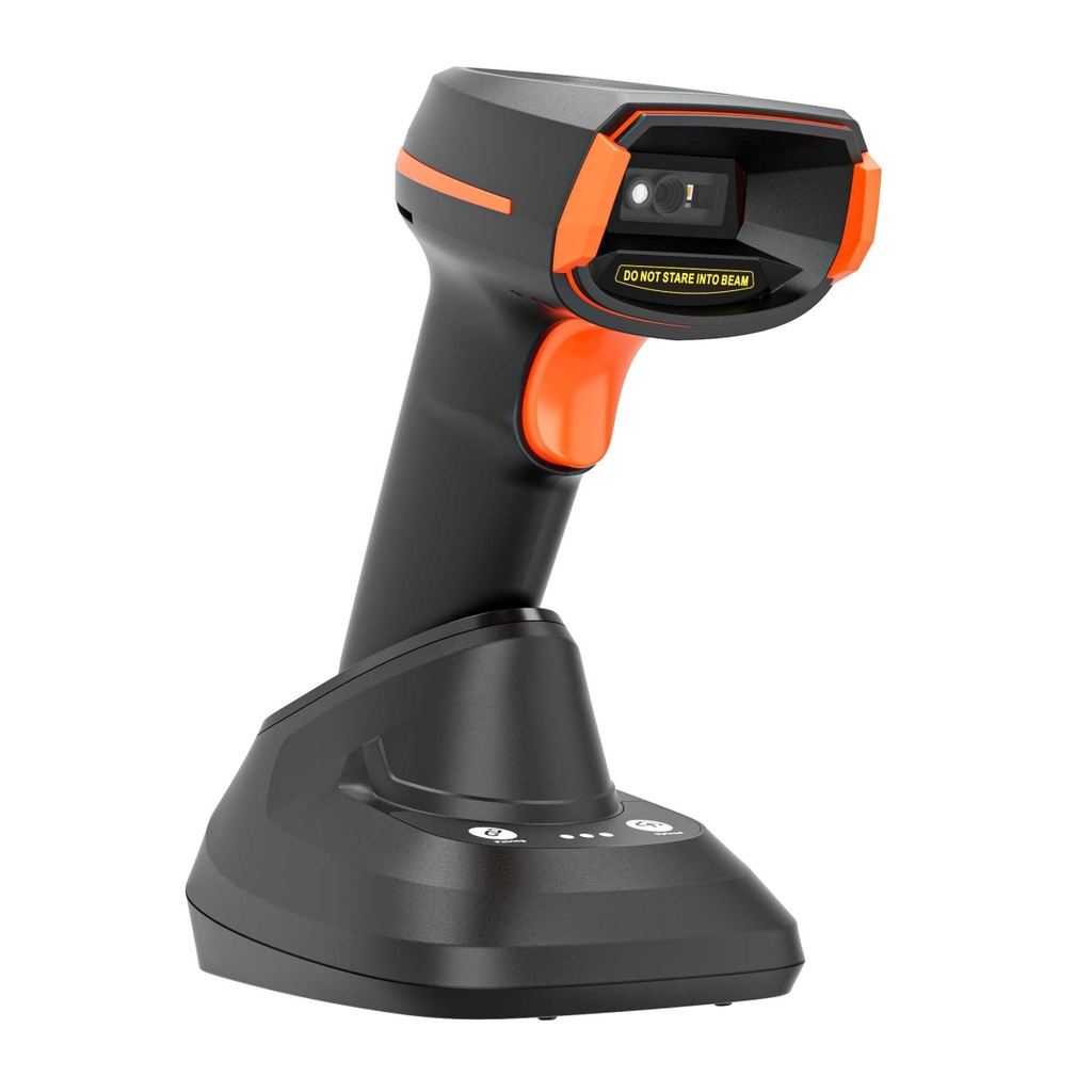 🛒 قارئ الباركود اليدوي HENEX HC-4208RC – 2D / QR CODE / لاسلكي / 2.4G + BLUETOOTH