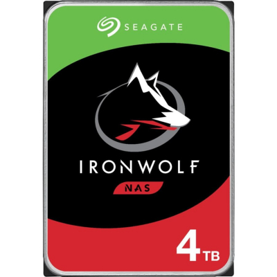 💾 قرص صلب SEAGATE IRONWOLF ST4000VN006 – NAS – 3.5 بوصة – 4 تيرابايت – 5400 RPM – 256MB