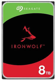 💾 قرص صلب NAS 3.5 بوصة SEAGATE IRONWOLF – 8 تيرابايت – 5400 RPM – 256MB CACHE – ST8000VN002