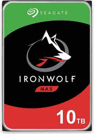 💾 قرص صلب NAS 3.5 بوصة SEAGATE IRONWOLF – 10 تيرابايت – 7200 RPM – 256MB CACHE – ST10000VN000